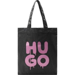 【自营】Hugo Boss雨果博斯 男士单肩包托特包帆布购物袋50492047
