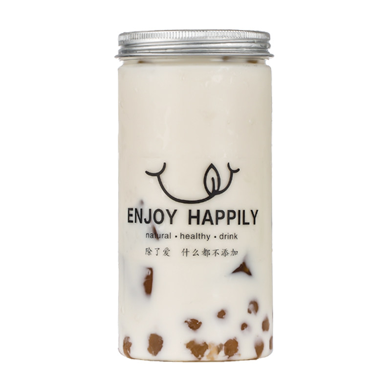 一次性pet奶茶创意商用饮料瓶