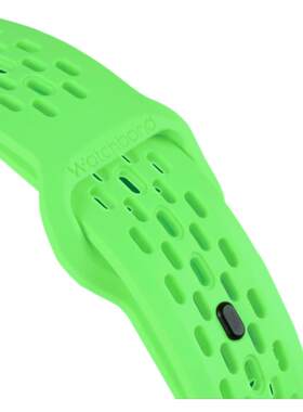 适用高驰COROS PACE3手表带4透气荧光绿氟橡胶表带 APEX2 Pro运动智能夜光表链夏天男生腕带女生表链