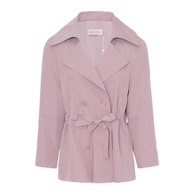 JESSIE气质修身通勤收腰风衣外套