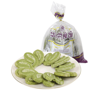 上海特产华点抹茶蝴蝶酥300g传统糕点点心