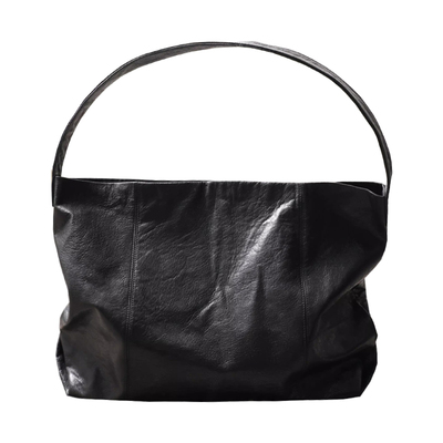 TANG TOWN 时髦简约大容量单肩手提多用羊皮包/真皮包/托特包