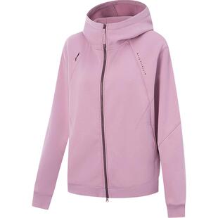 李宁遛弯外套女款冬季新款女装加厚衣服加绒上衣拉链运动卫衣女