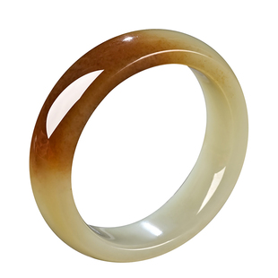 天然和田玉手镯满糖糖玉手镯白玉糖玉糖白玉手镯女款精品大汇聚