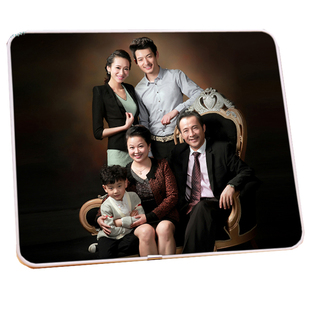 拉米娜版画摆台照片定制做婚纱照片放大挂墙相片全家福相框制作