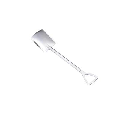 铁锹勺子创意可爱小勺子不锈钢家用吃饭西瓜铁铲勺甜品情侣网红勺