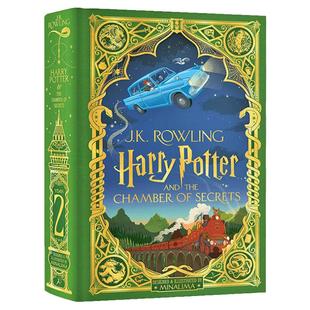 哈利波特与密室 精装互动MinaLima工作室 英文原版 Harry Potter and the Chamber of Secrets 2 彩绘立体书 JK罗林英语原著