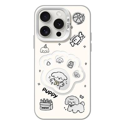 适用苹果17手机壳女款iphone16pro保护套13mini全包14防摔11/12/xs软外壳7plus硅胶8支架15卡通se狗狗max镂空