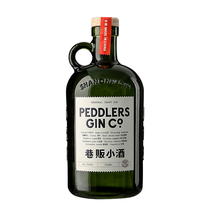 巷贩小酒PEDDLERS GIN国产手工金酒杜松子酒750ml金汤力基酒