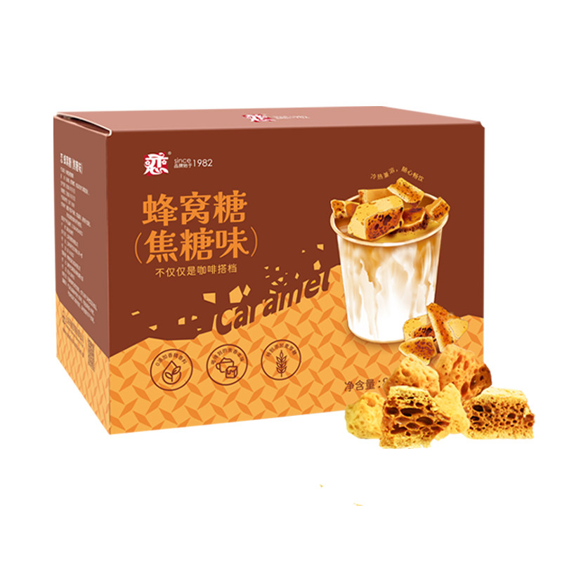 恋牌蜂窝糖焦糖味送赠品