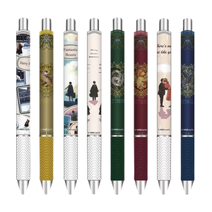 新品上市pentel派通哈利波特中性笔HarryPotter魔法世界霍格沃茨四学院限定款黑色0.5速干水笔进口文具签字笔