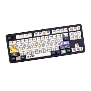 NAT原创宝可梦游戏键帽像素风机械键盘帽PBT五面热升华原厂高度