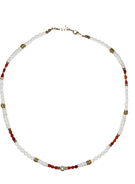 天然贝壳度假感手工串珠项链