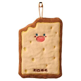 可爱擦手巾挂式卫生间卡通擦手帕吸水加厚洗手巾搽手帕厨房抹手布