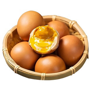 津渔睿天津特产正宗蓟县蓟州麻酱鸡蛋松沙流油即食腌制咸蛋麻将蛋