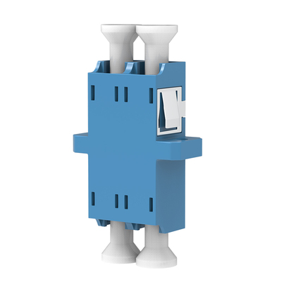 格兰维 LC-LC光纤耦合器法兰光纤适配器小方转小方双工对接头电信级光纤跳线法兰盘连接器lc-lc转换器单工