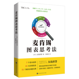 麦肯锡图表思考法 7个流程10大图表51个解决问题实例  用图思考用图表达用图工作解决复杂问题 麦肯锡极简工作法 管理方面的书籍