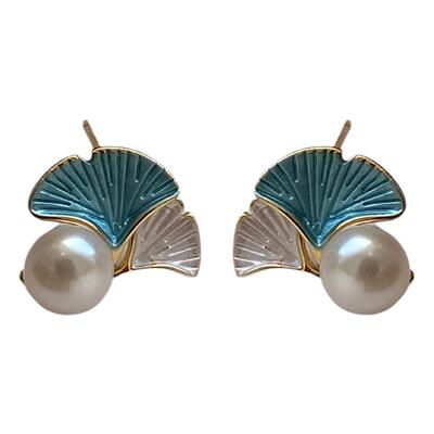 2024年新款潮珐琅耳钉Aaim设计感