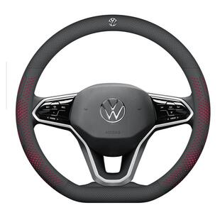 大众高尔夫方向盘套专用防污透气吸汗防滑超薄纳帕真皮280TSI DSG