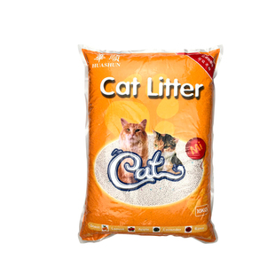 华顺天然膨润土石矿无尘猫砂10kg超强除臭强力结团抑菌吸水砂20斤