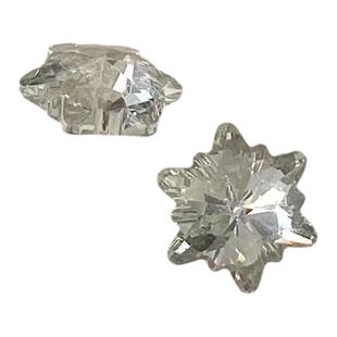 AONNAIL【钻】【雪花】五角星雪花七彩超闪立体彩钻东洲冰晶钻指