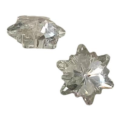 AONNAIL【钻】【雪花】五角星雪花七彩超闪立体彩钻东洲冰晶钻指