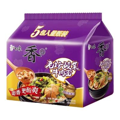 白象方便面老坛酸菜牛肉面100g