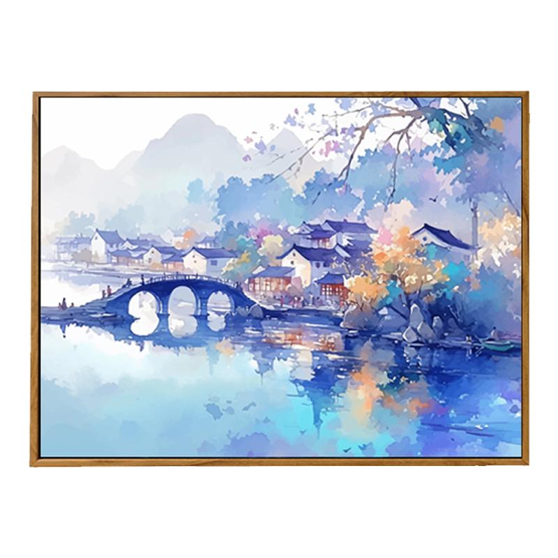 丙烯DIY数字油画手绘装饰画画画