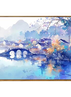丙烯DIY数字油画手绘装饰画画画