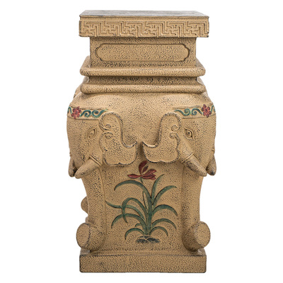 匠心坊中式复古庭院四面象石墩