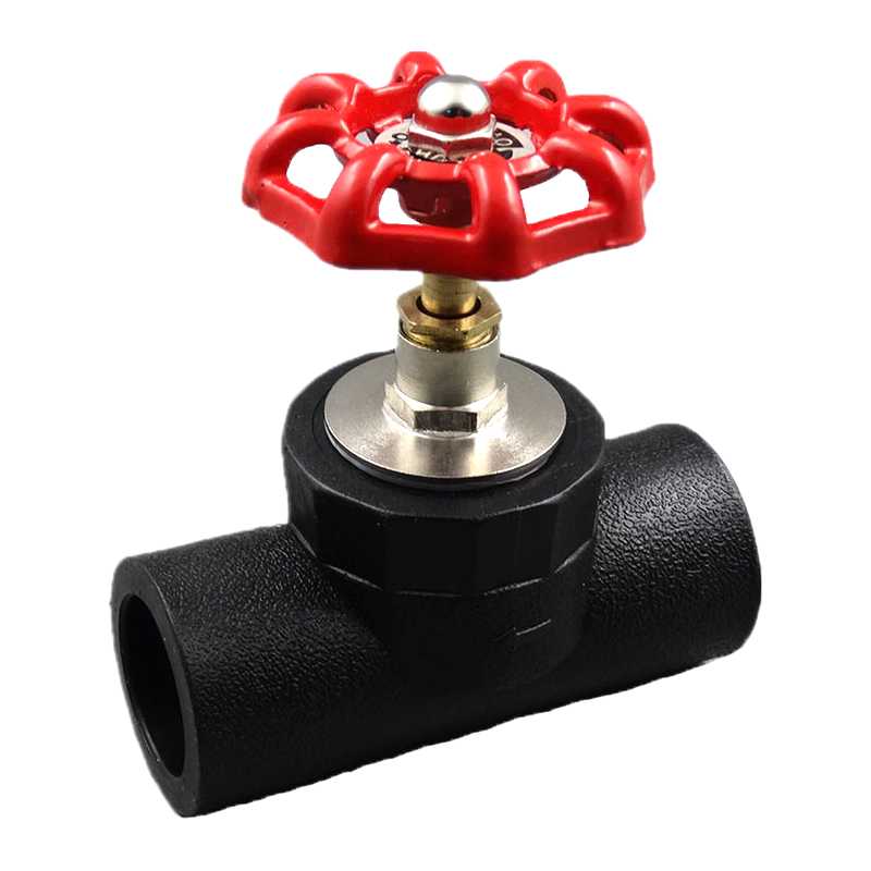 PE停止阀门水管开关20/25/32/40/50/63/75/90/110 PE水管管件接头