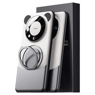 适用华为mate60pro+手机壳新款素皮保护套镜头全包防摔mate40pro360°旋转带支架mt50高级感奢华防摔外壳