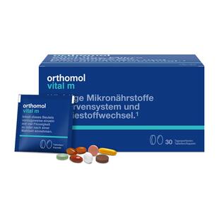 【自营】德国orthomol维生素C复合维生素综合男士营养补充剂口服