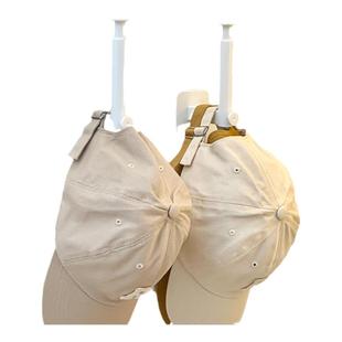 帽子收纳衣柜挂帽子神器免打孔衣帽挂钩宿舍门后挂架壁挂置物架子