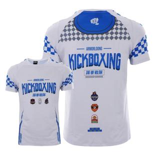 MMA踢拳战队UFC比赛儿童泰拳击服搏击短袖T恤运动俱乐部格斗定制