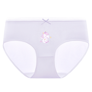 红豆女童内裤女孩三角裤网眼透气莫代尔棉婴儿A类夏薄款不夹档