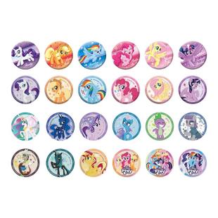 正版清仓特价小马宝莉友谊魔法徽章盲盒 谷美吧唧