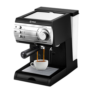 Donlim/东菱 DL-KF6001A咖啡机意式半自动家用小型办公奶泡一体机