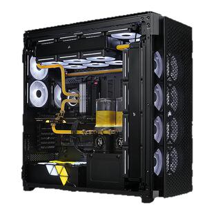 美商海盗船9000D RGB AIRFLOW全塔式PC机箱电脑台式支持EATX主板