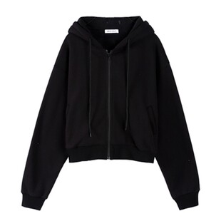 白色连帽卫衣女短款秋冬新款宽松休闲百搭2026上衣拉链开衫外套