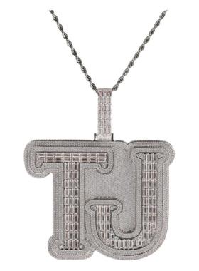 嘻哈夸张个性英文字母大吊坠