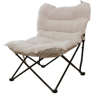 我飞折叠躺椅懒人沙发单人阳台家用休闲晒太阳椅子卧室宿舍月亮椅