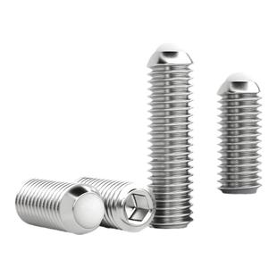 304不锈钢POM塑料柱塞紧定尼龙头胶头机米缓冲螺丝钉M3M4M5M6-M12