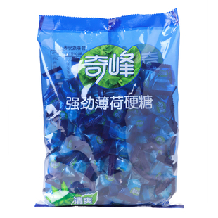 奇峰夏日冰凉超爽强劲薄荷味硬糖非提神润喉清凉休闲零食糖果86g