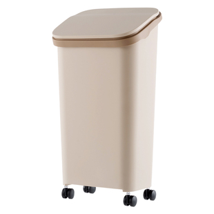 按压式垃圾桶家用厨房客厅贴墙大容量简约落地收纳桶免弯腰带滑轮