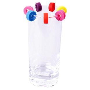 创意硅胶酒杯夹杯子区分器水杯茶杯区分器酒杯标记玻璃杯识别记号