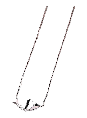 银奥925纯银十字链女蝴蝶