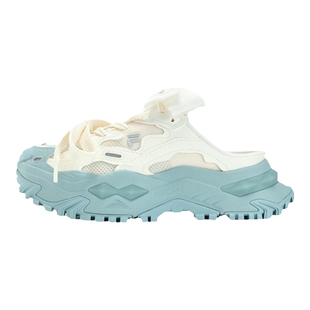 FILA FUSION斐乐凉鞋女鞋硬糖运动拖鞋夏季一脚蹬鞋子厚底运动鞋