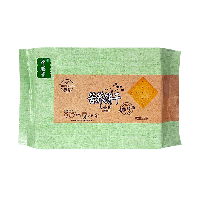 苦荞饼干粗粮无糖荞麦饼独立包装