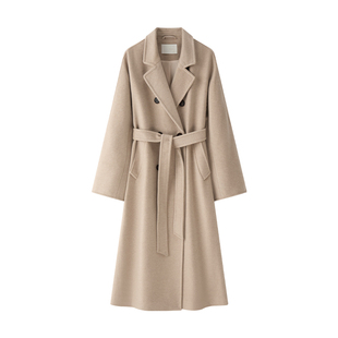 TEASEL「INFINITY ALXA」14.5微米101801加厚带里衬纯羊绒大衣